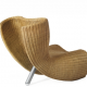 Wicker and Steel chair by Marc Newson